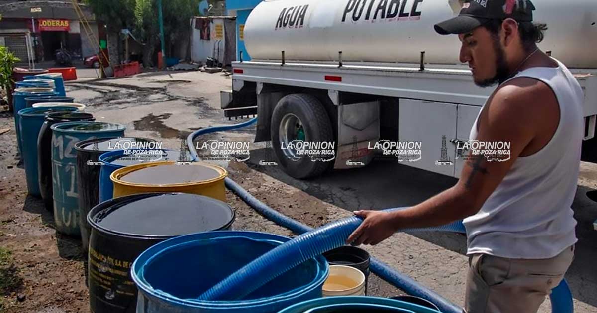 Alarma por crisis de agua en Tuxpan; población en estado crítico