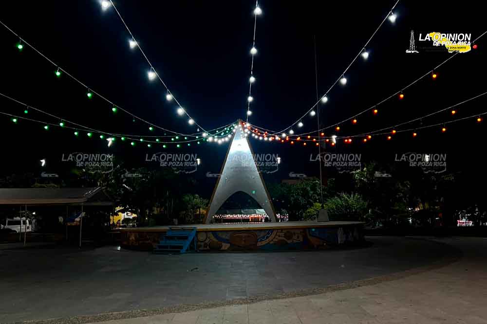 Vistosa pirámide tricolor