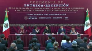 Primera ceremonia oficial de entrega-recepción del gobierno de Sheinbaum