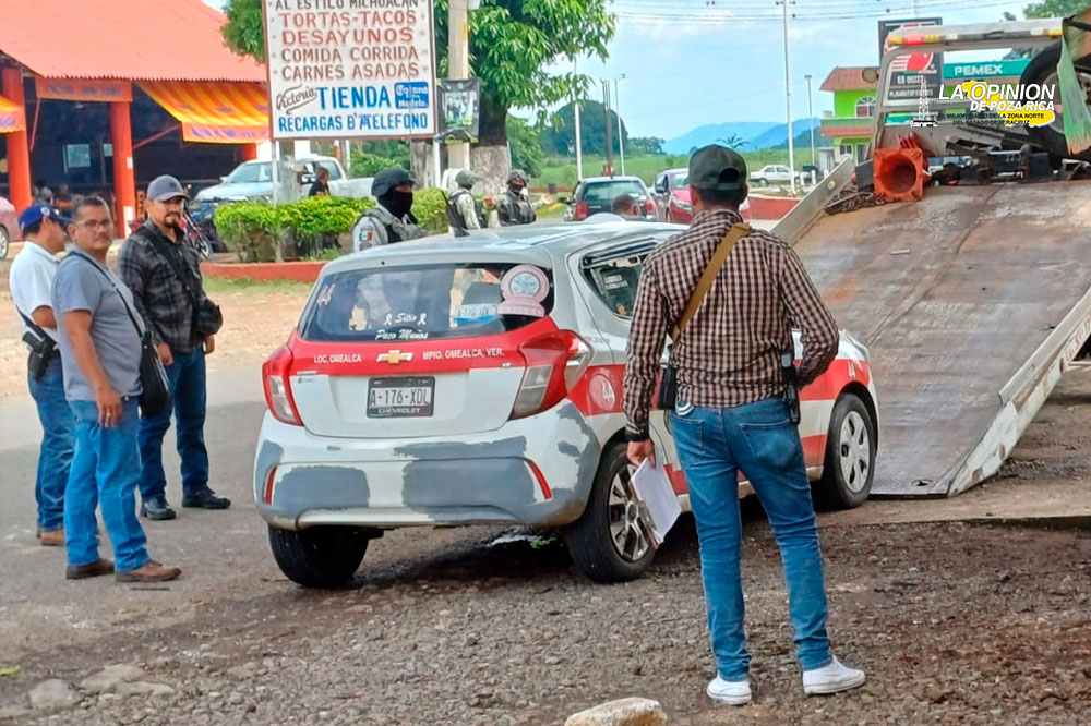 Asesinan a chofer de taxi 44 de Omealca