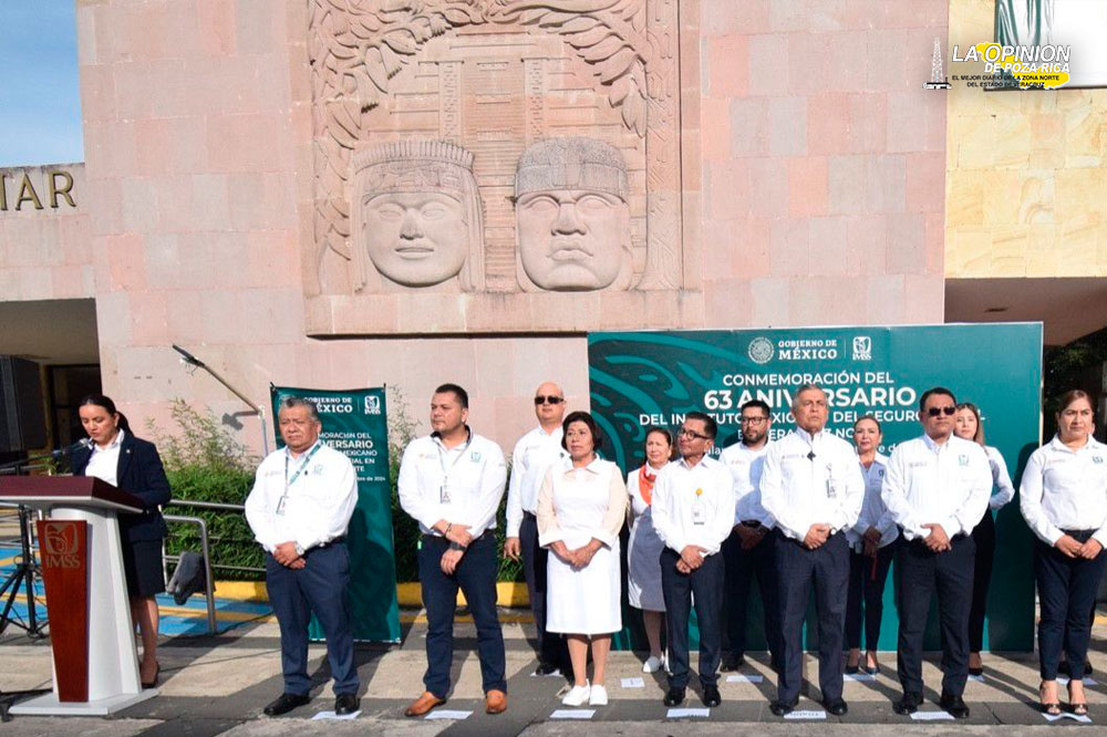 Conmemoró IMSS Veracruz Norte su 63 Aniversario