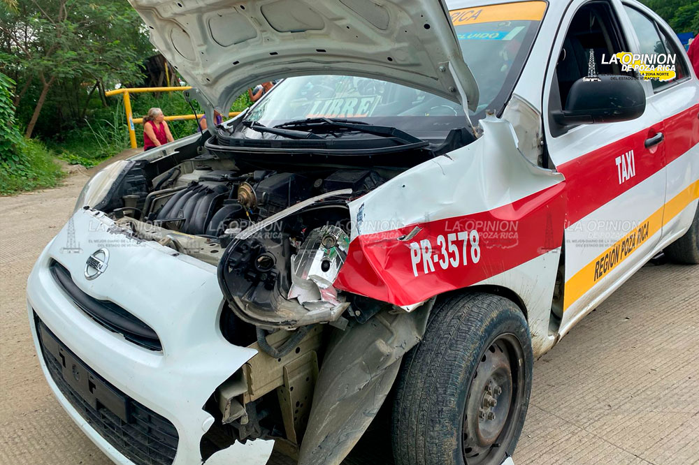 Motociclista de compartamos derribado en Kilómetro seis