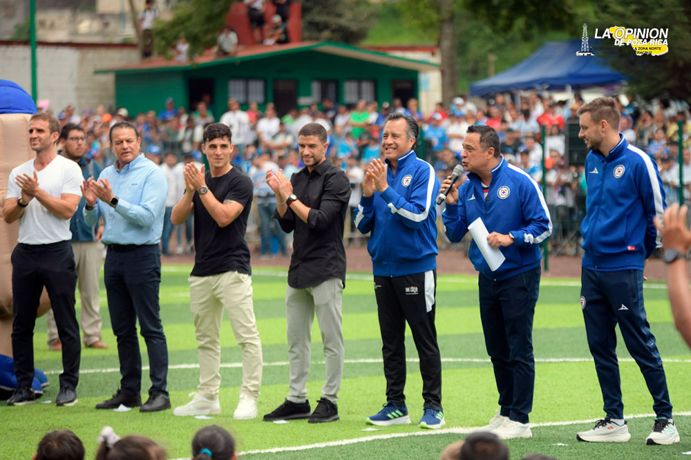 Veracruz y Cruz Azul juntos por el deporte, la salud y el medio ambiente