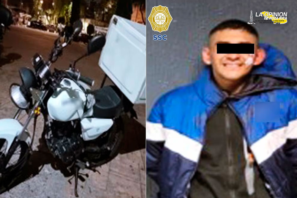 Detienen a motociclista por atropellar a dos reporteros y a una policía