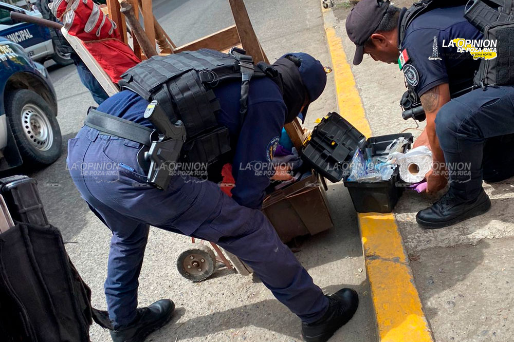 Presunta narcomenudista detenida en la Colonia Tajín