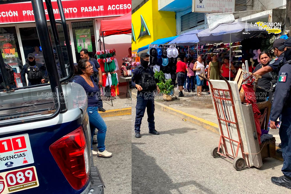Presunta narcomenudista detenida en la Colonia Tajín