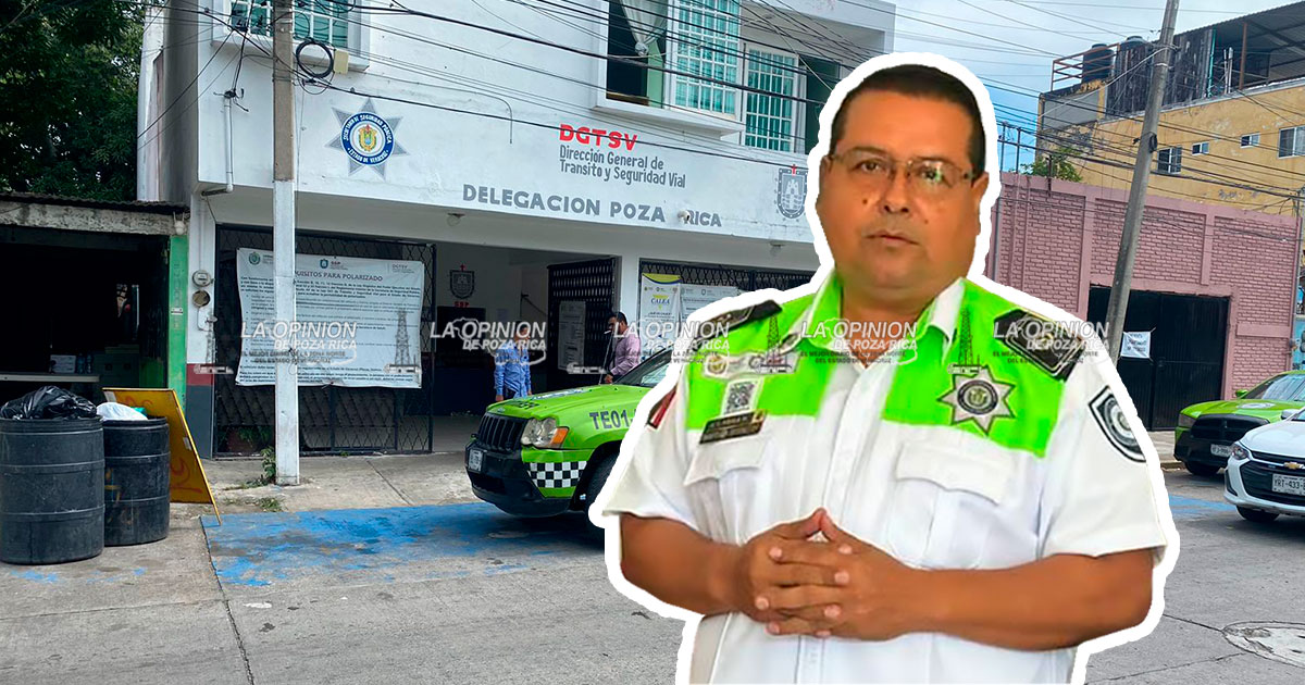 Levantan de sus oficinas a Delegado de Tránsito en Poza Rica