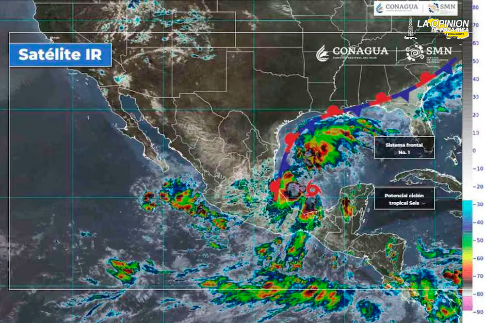 Tormenta "Francine" en Formación: Ciclón tropical 6 se intensifica cerca de Tamaulipas