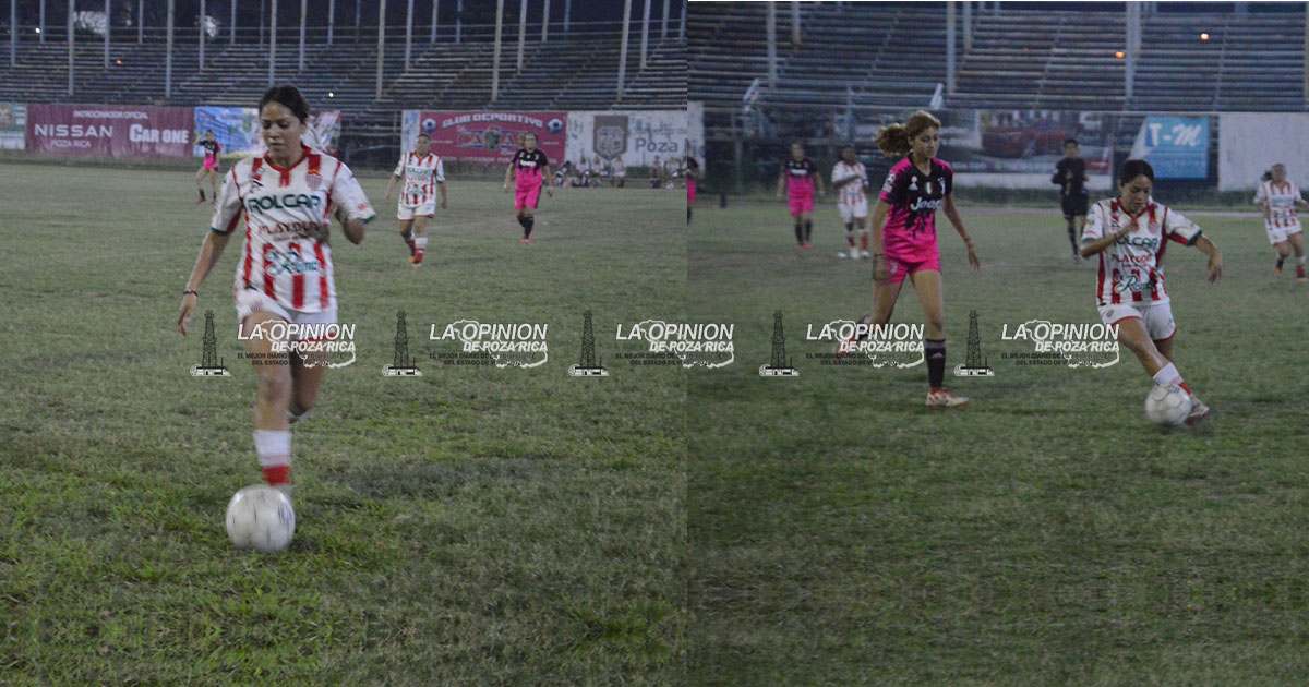 Semifinales de la máxima categoría del fútbol femenil Poza Rica para este sábado