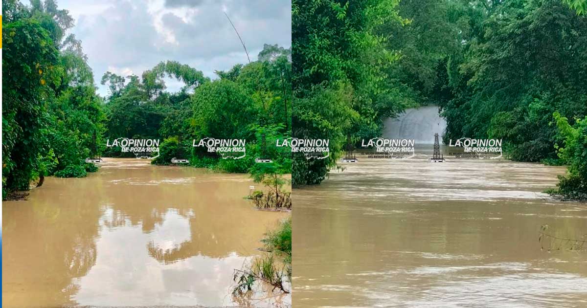 Lluvias provocan crecida de arroyos Lluvias provocan crecida de arroyos