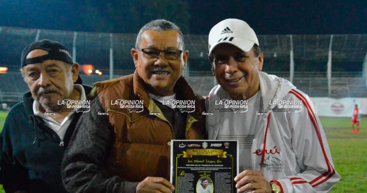 Luis Manuel Vázquez Boa record de 26 torneos de barrios