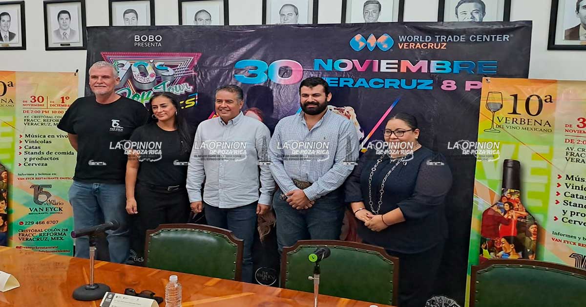 Anuncian décima edición de la Verbena del Vino Mexicano y concierto de 90's Pop Tours