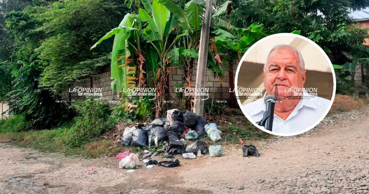 La basura se acumula en Poza Rica