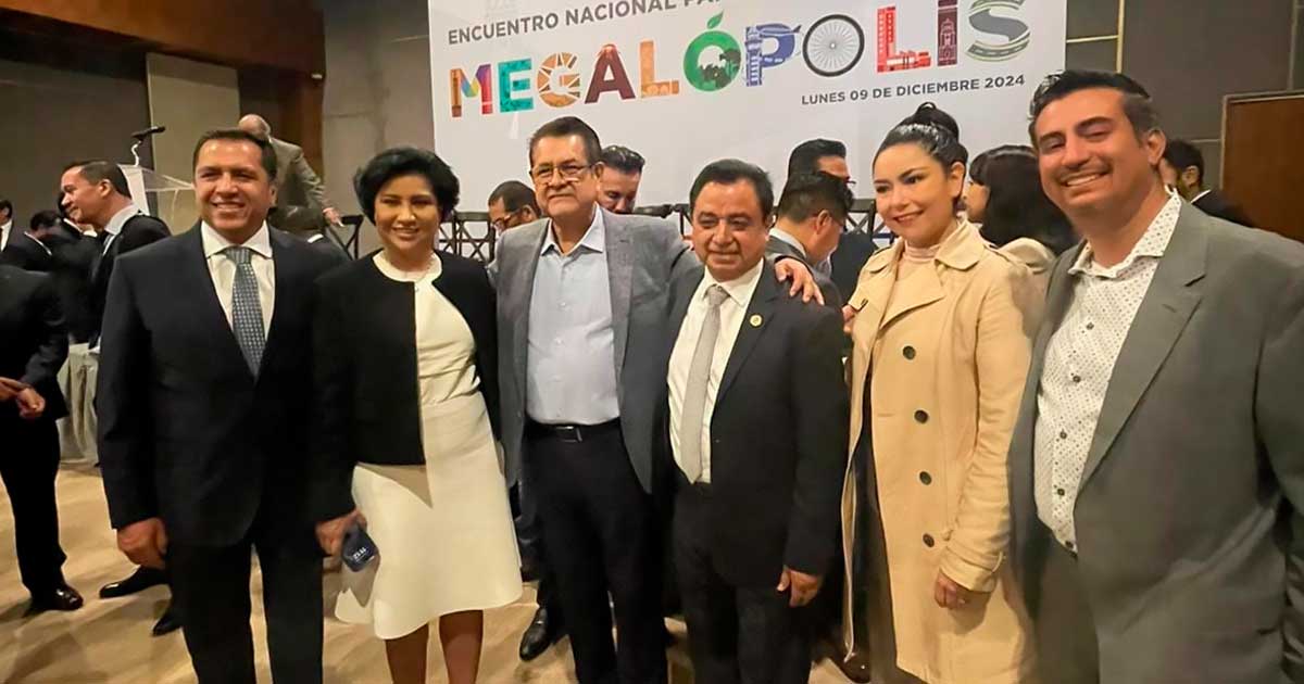 Elizabeth Morales asiste al Encuentro Parlamentario de Megalópolis
