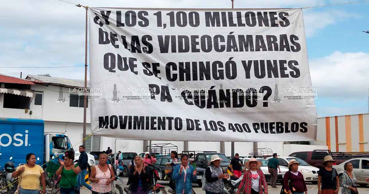 400 Pueblos vuelve a la carga contra Yunes