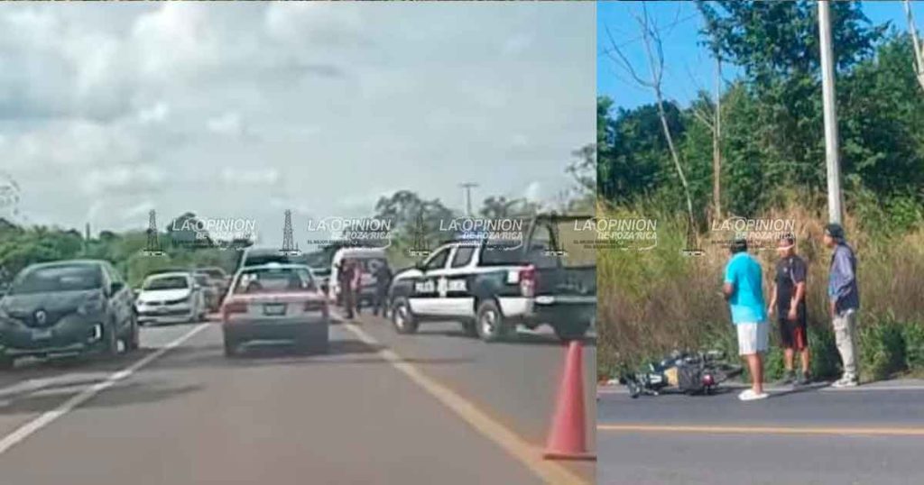 Motociclista pierde la vida