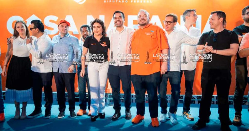 MC demuestra músculo político en inauguración de Casa Naranja MC demuestra músculo político en inauguración de Casa Naranja