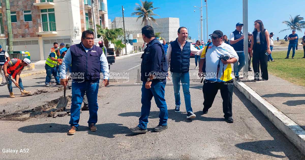 Aumentan presupuesto y cuadrillas de bacheo en Boca del Río Aumentan presupuesto y cuadrillas de bacheo en Boca del Río