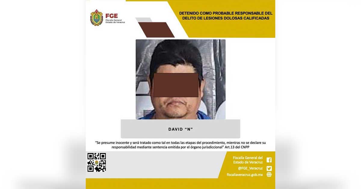 Detenido por lesiones dolosas calificadas Detenido por lesiones dolosas calificadas