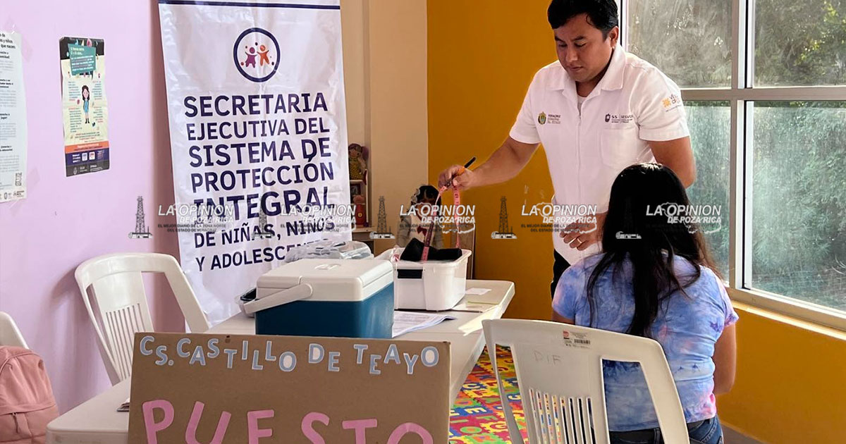 Realizan Jornada de Salud para menores Realizan Jornada de Salud para menores