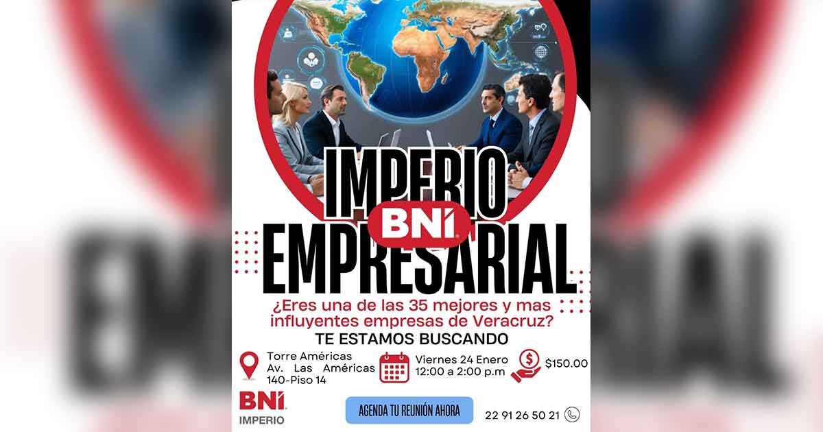 ¿Eres una empresa influyente y de tradición? Te buscan en Veracruz ¿Eres una empresa influyente y de tradición? Te buscan en Veracruz