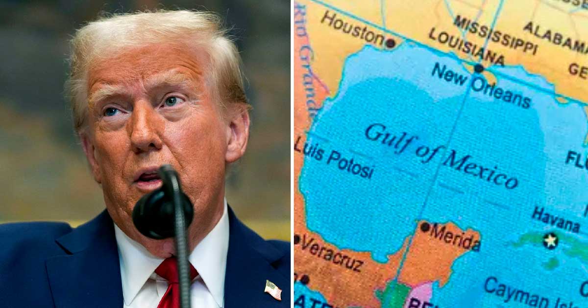 EU renombra Golfo de México a Golfo de América EU renombra Golfo de México a Golfo de América