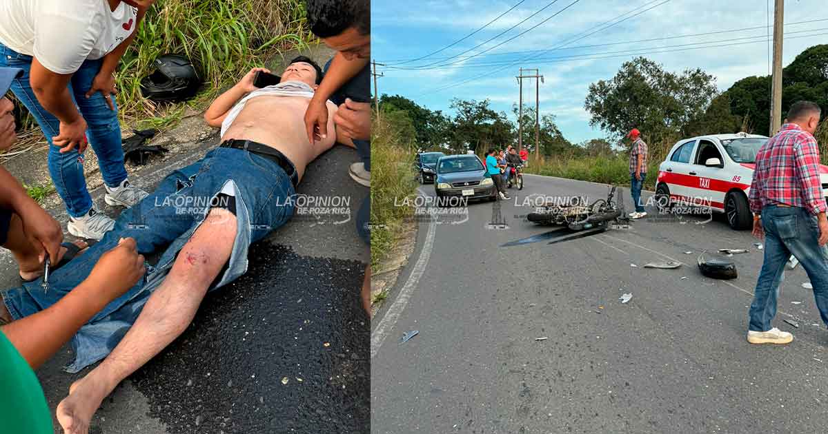 Motociclista fracturado Motociclista fracturado