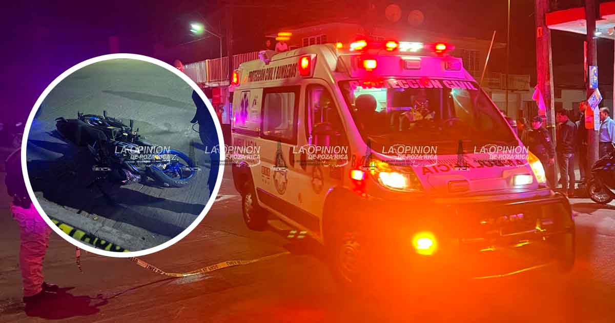 ¡Violento asalto a motociclista! ¡Violento asalto a motociclista!