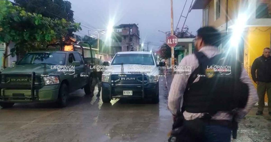 Persecución y balacera en La Ceiba