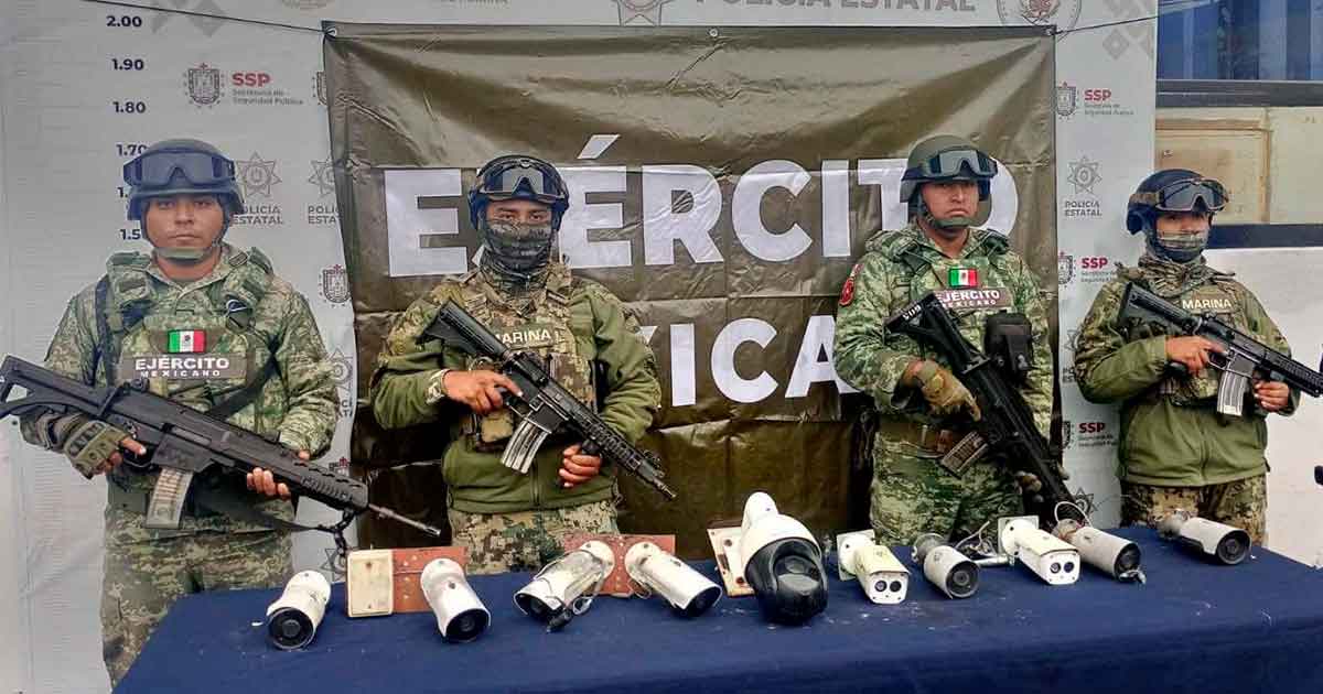 Ejército Mexicano desmantela redes de vigilancia ilegales en Poza Rica Ejército Mexicano desmantela redes de vigilancia ilegales en Poza Rica