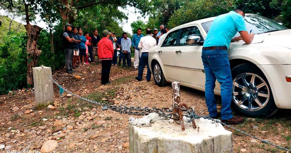 Habitantes de El Mango podrían tomar medidas drásticas por cierre de camino