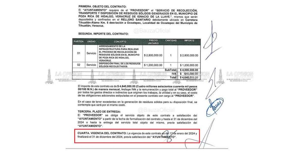 Deja DISCRICAR pestilente estela de corrupción en Poza Rica
