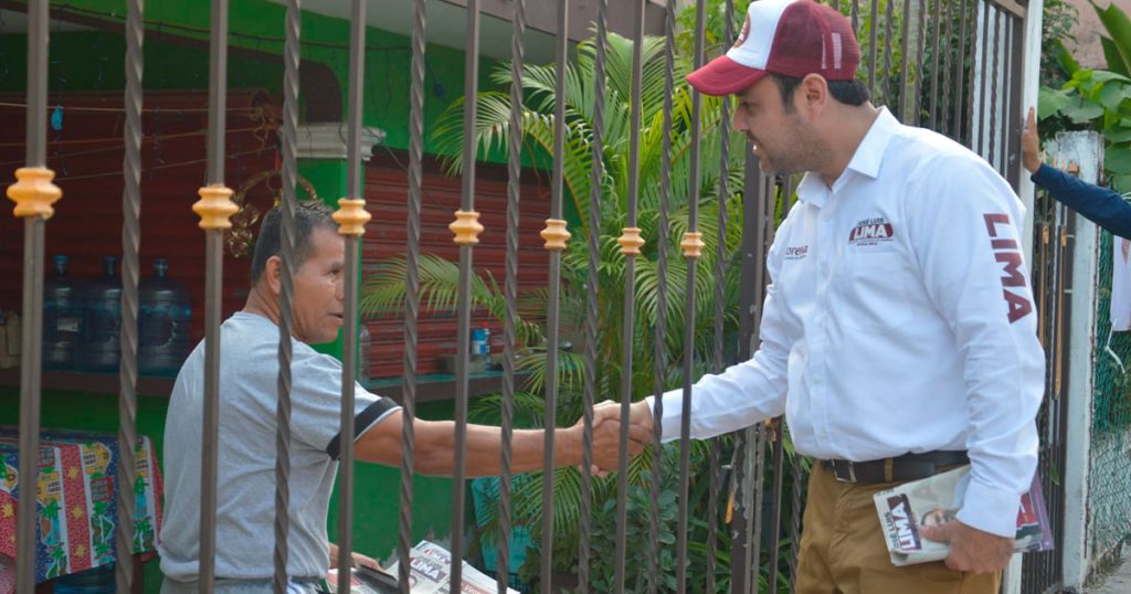 Pepe Lima visita 5 sectores diarios