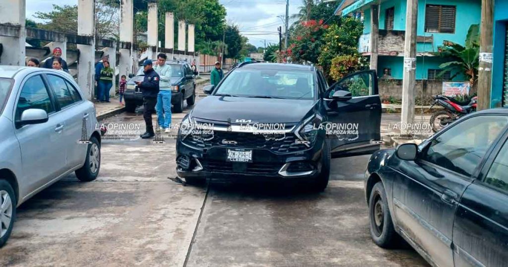 Joven lesionada en una carambola
