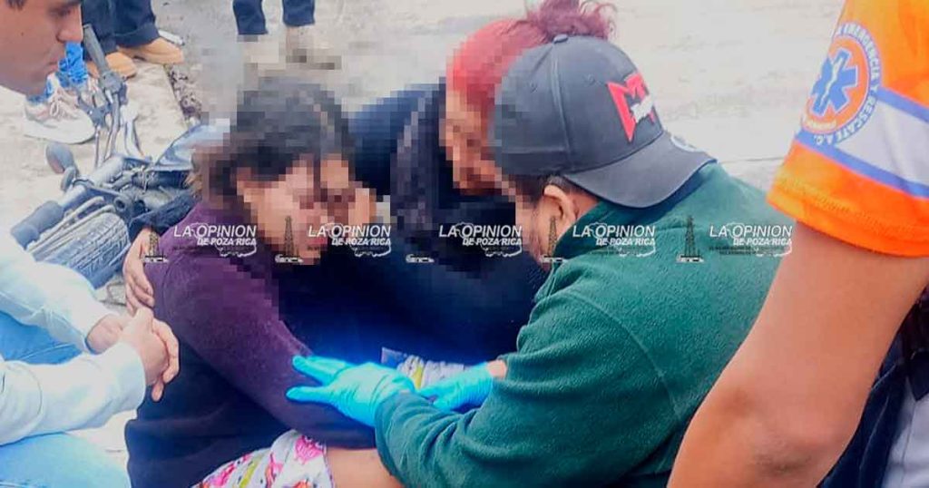 Joven lesionada en una carambola
