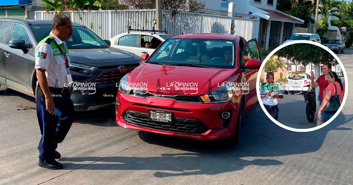 Joven imprudente ocasiona accidente