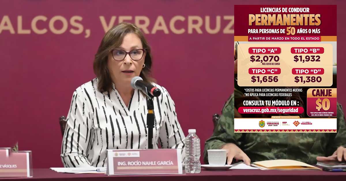 Gobernadora cumple; lanza licencias permanentes a mayores de 50 años