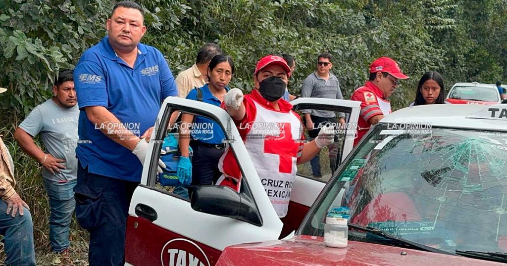 5 lesionados en la Álamo-Tihuatlán tras carambola