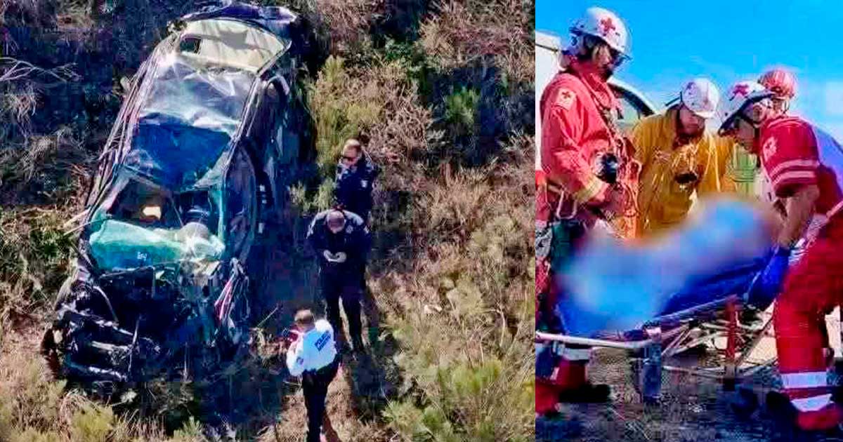 Cayó al barranco y tras tres días es encontrada