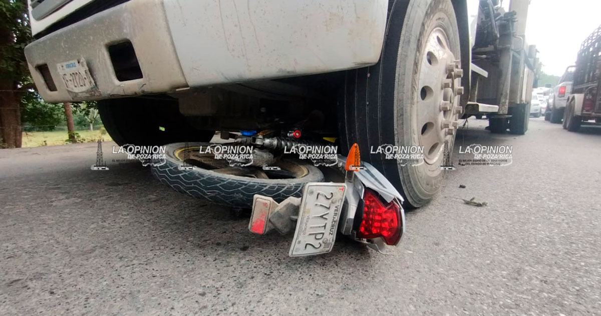 Se mata motociclista