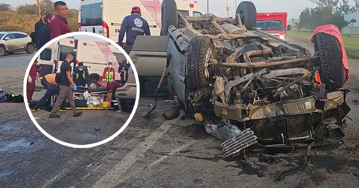 Pareja sufre un brutal accidente Pareja sufre un brutal accidente