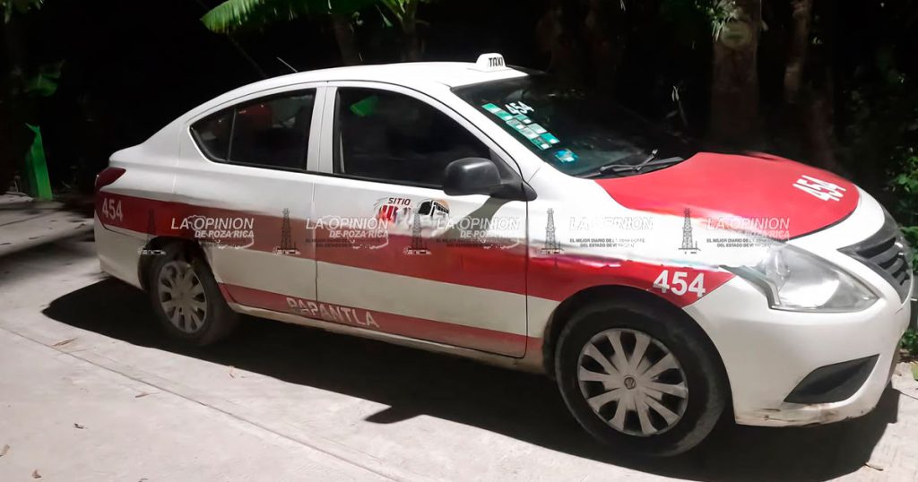 Recuperan taxi robado en Papantla