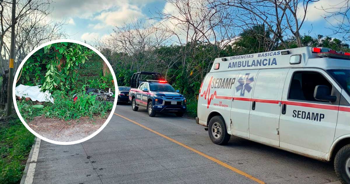 Fallece motociclista en presunto estado de ebriedad