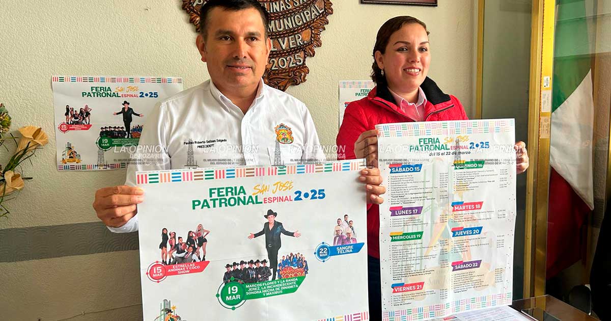Anuncian feria patronal San José 2025