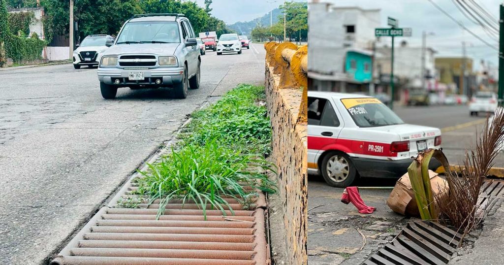 Rejillas rotas y abandonadas invaden a la que "Vive Bella"