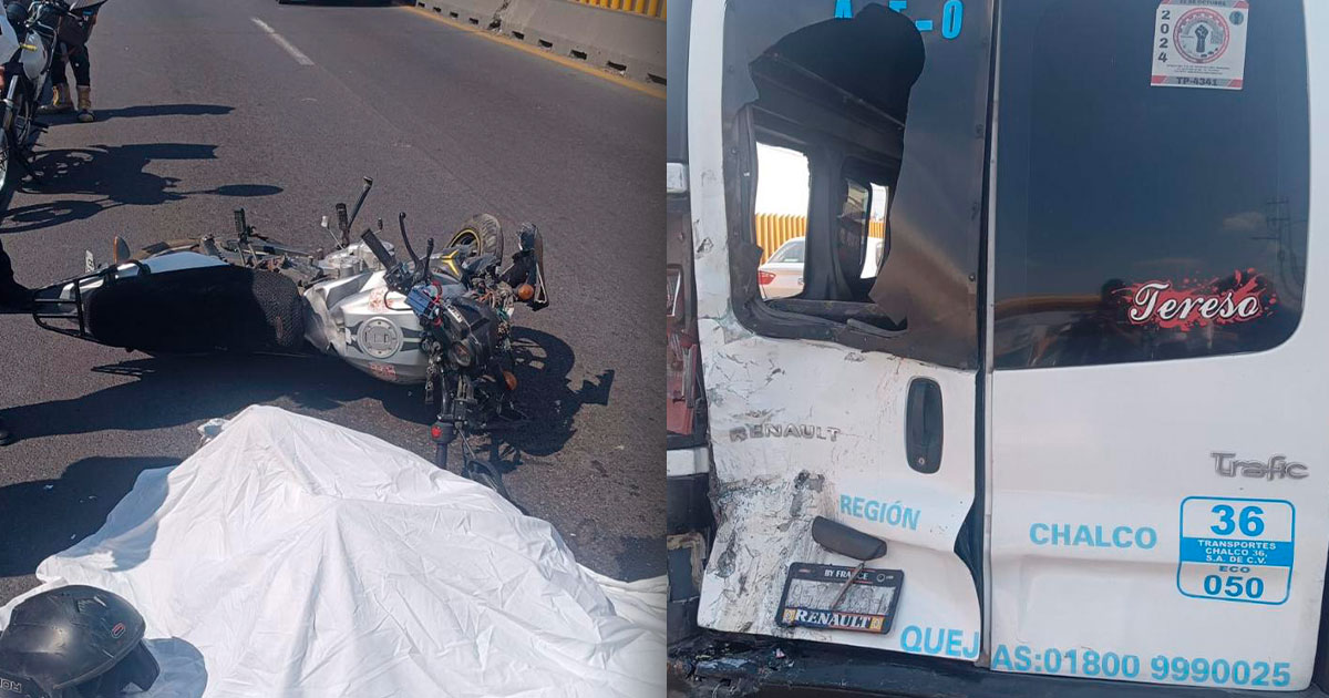 Triple accidente en la autopista México-Puebla deja un muerto