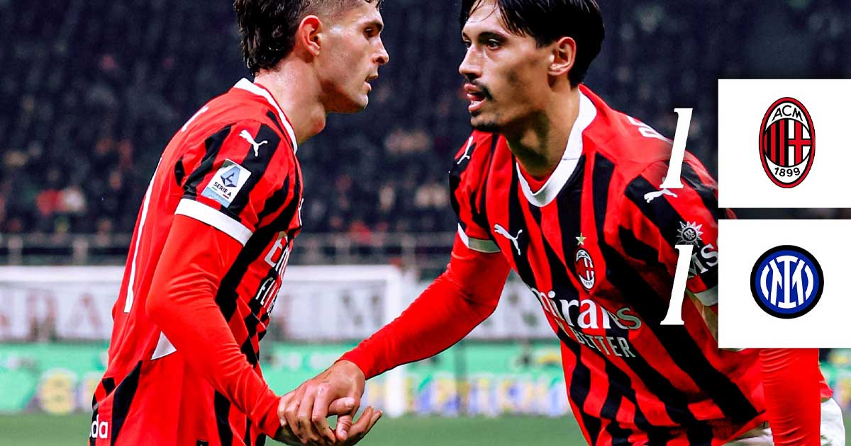 Agónico empate en el Derby della Madonnina Agónico empate en el Derby della Madonnina