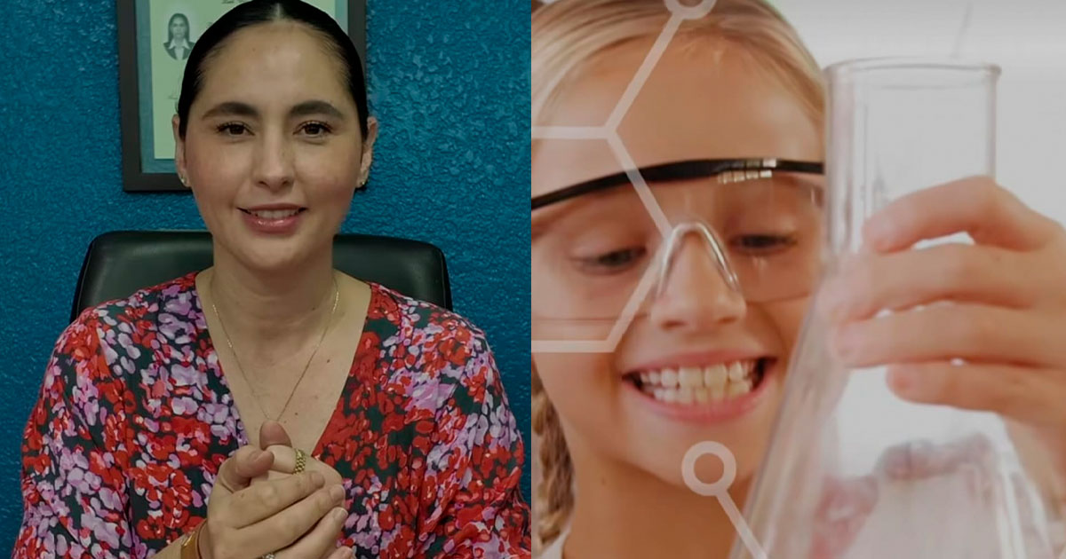 Tablet para niñas que digan por qué les gusta la ciencia y la tecnología
