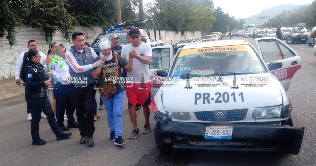 Tres lesionados en encontronazo