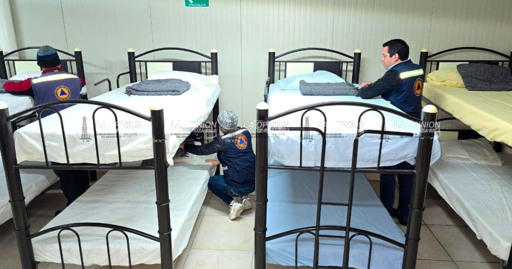 Protección Civil activó dos refugios temporales por bajas temperaturas